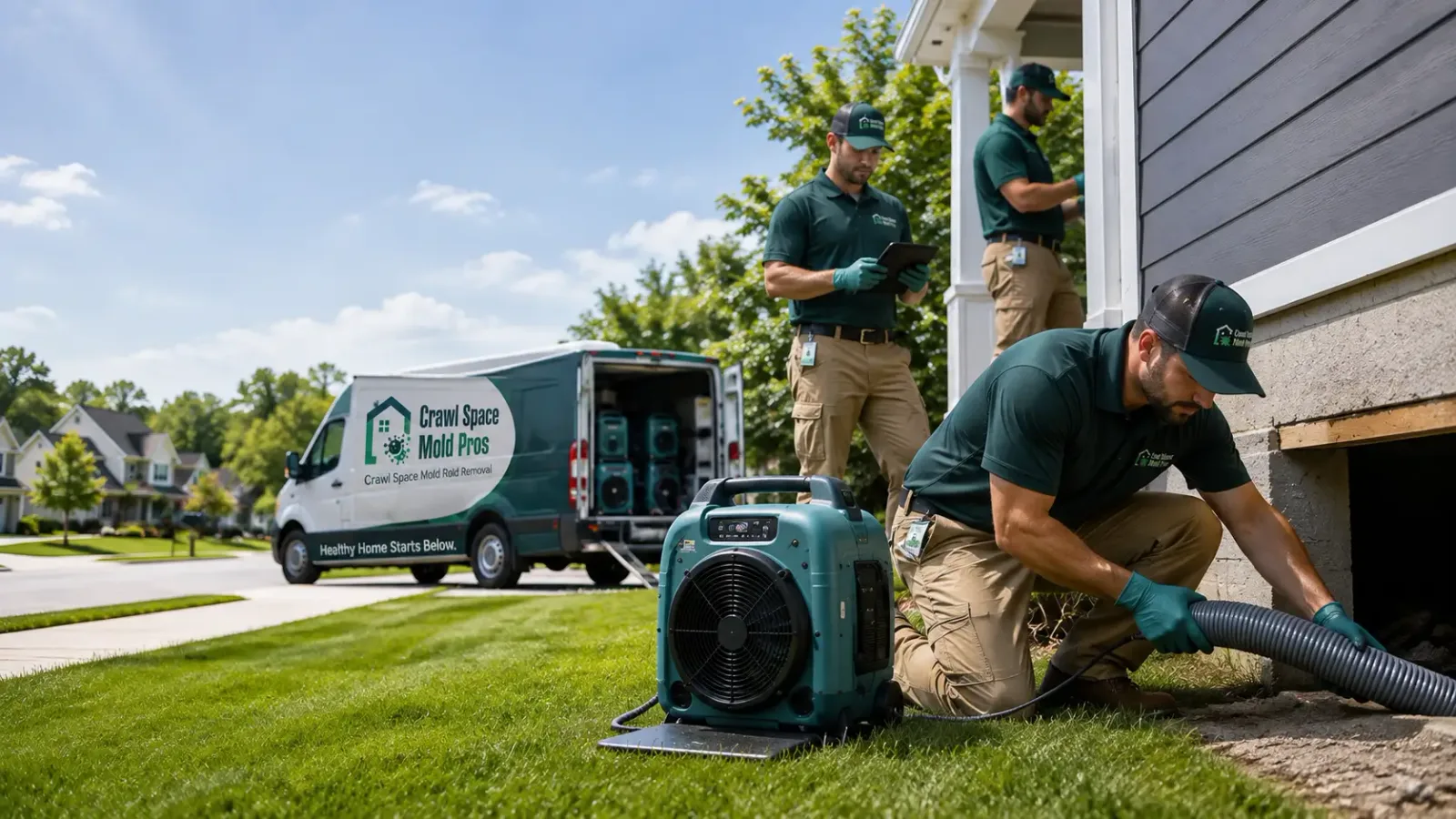 Crawl Space Mold Removal in Albert Lea, MN